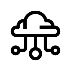 cloud computing icon for your website, mobile, presentation, and logo design.