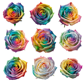 レインボーローズ」の写真素材 | 82,085件の無料イラスト画像 | Adobe