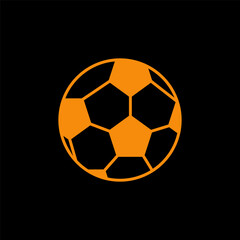 Fototapeta premium Football icon flat style illustration