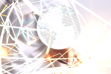 the Global Network Of People global - 3D digital