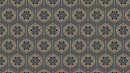 Vintage geometric ornamental background - antique, ancient, old, traditional, culture, textile, fabric, damask, batik, tapestry, rug, carpet, 