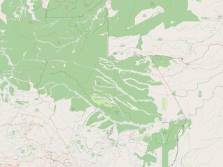 Madre de Dios, Peru. OSM. No legend
