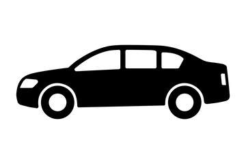Sedan car icon. Vector illustration