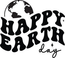 Happy Earth Day Craft Design.