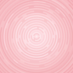 Abstract pink color vector background. Flat round elements, lines, stripes and shapes. Light soft pattern template with circles for Saint Valentine's day celebration. Radial cartoon texture background
