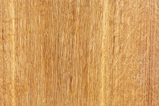 Structure of oak veneer covered with gloss varnish