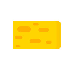 cheese isolated on white
