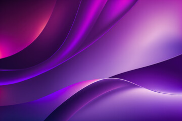 Abstract purple background with lines and shapes. Generative ai