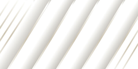 Obraz premium 3d abstract white background with smooth wavy layers. Horizontal poster template. Gradient gentle shade of gray and white. Vector illustration. For advertising and writing texts 