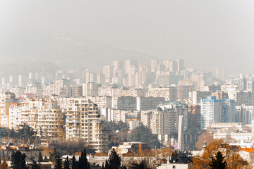 Panorama Of The City Of Tbilisi On A Sunny Day