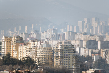 Panorama Of The City Of Tbilisi On A Sunny Day