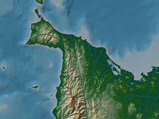 Aklan, Philippines. Physical. No legend