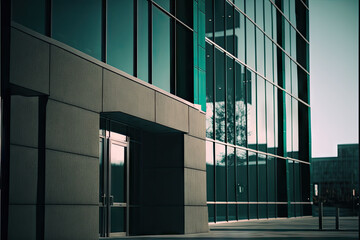 Fototapeta na wymiar Corporate Office Building, made using generative ai