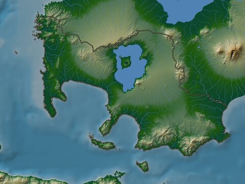 Batangas, Philippines. Physical. No legend