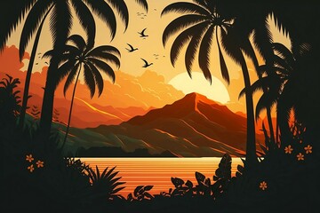 Hawaii sunset