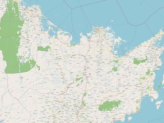 Obraz premium Capiz, Philippines. OSM. No legend