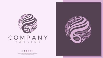 Stylish F letter logo design graphic.