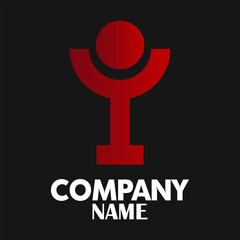 Universal template for company logo. Vector illustration