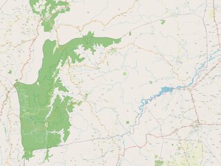 Obraz premium Ifugao, Philippines. OSM. No legend