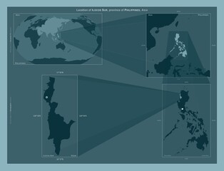 Ilocos Sur, Philippines. Described location diagram