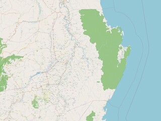 Obraz premium Isabela, Philippines. OSM. No legend