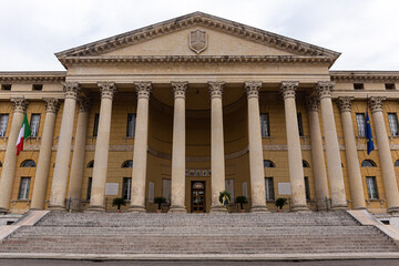 Fototapeta premium Verona center's Palazzo Barbieri, historic building