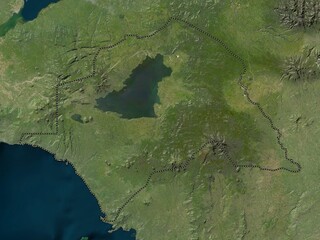 Lanao del Sur, Philippines. Low-res satellite. No legend