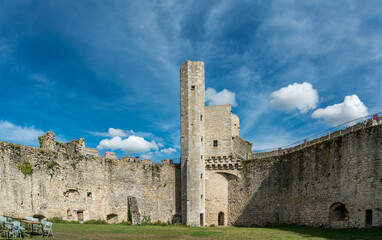 Fototapeta premium Medieval military fortress, Billy -France.