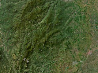 Mountain Province, Philippines. High-res satellite. No legend