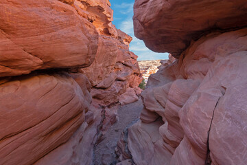Egypt, Coloured Canyon in Abu Galum national park, South Sinai