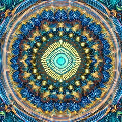 Fototapeta premium An abstract texture of a fractal animation2, Generative AI
