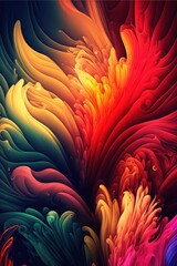 Fantasy abstract colourful background wallpaper.