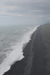 black sand beach in iceland