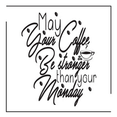 Coffee SVG T-shirt Design