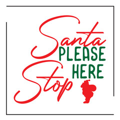 Obraz premium Merry Christmas SVG T-shirt Design