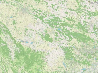 Opolskie, Poland. OSM. No legend