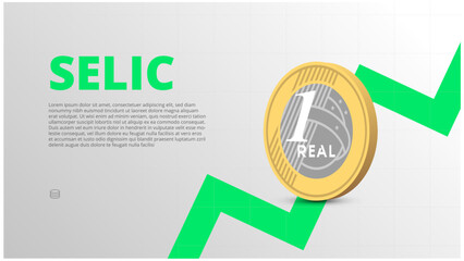 Background mercado financeiro brasil moeda brasileira