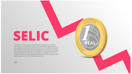 Background mercado financeiro brasil moeda brasileira
