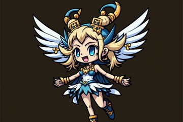 emoji angel girl - generative ai