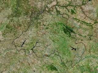 Obraz premium Portalegre, Portugal. High-res satellite. No legend