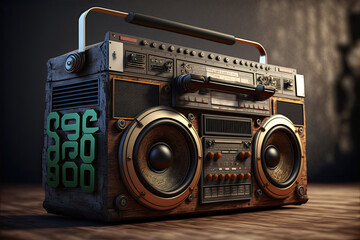 Retro Future Boom Box