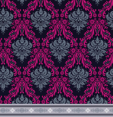 Textile and digital seamless pattern design 