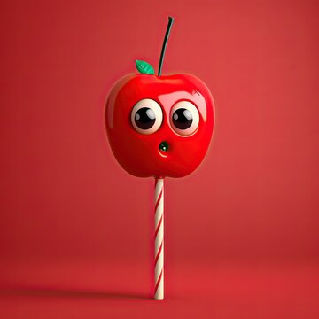 Candy Apple Animation Cartoon Candy Apple