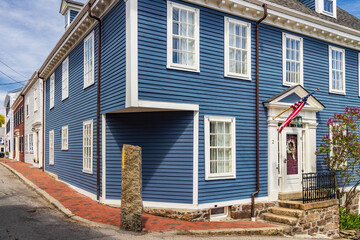 Massachusetts-Marblehead-Old Town-The Lafayette House on Hooper Street
