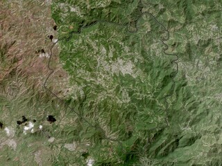 Naklejka premium Aibonito, Puerto Rico. High-res satellite. No legend