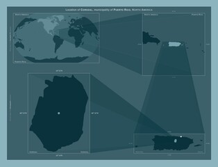 Corozal, Puerto Rico. Described location diagram