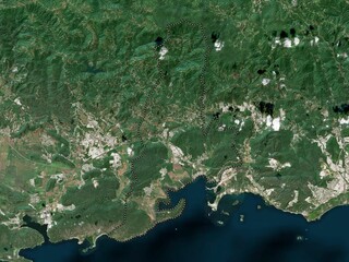 Guayanilla, Puerto Rico. Low-res satellite. No legend