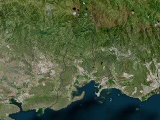 Guayanilla, Puerto Rico. High-res satellite. No legend