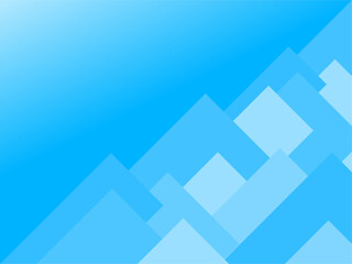 Fototapeta premium abstract blue background. with several square ornaments of different colors.