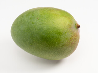 Ripe mango on a white background. Fresh mango.